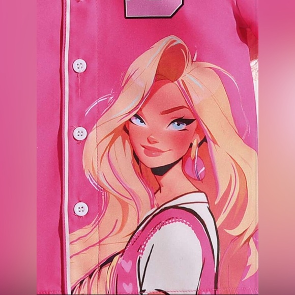 BNIB GIRLS Button Down short sleeve  shirt 6 Y - Picture 6 of 12